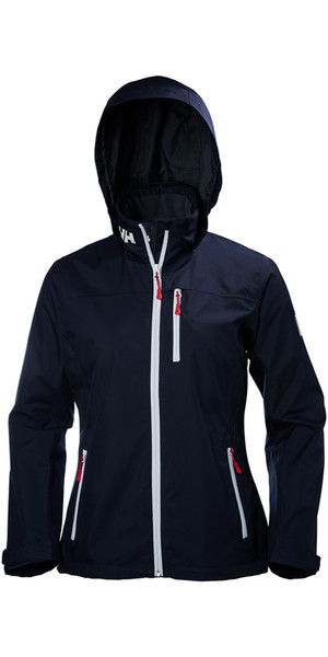 2019 Helly Hansen Womens Hooded Crew Mid Layer Jacket NAVY 33891