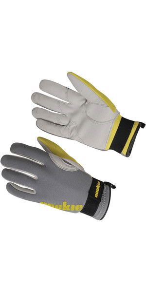 2019 Nookie Amara Guantes de neopreno de 2 mm GRIS / AMARILLO NE33