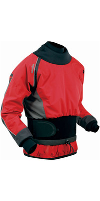 2023 Nookie Turbo Whitewater Jacket LAVA RED / CHARCOAL GREY JA10
