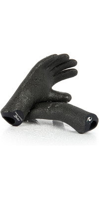 2023 Rip Curl Dawn Patrol 3mm Neoprene Gloves WGLLBM - Black