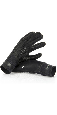 2023 Rip Curl Flashbomb 5/3mm 5 Finger Glove WGLYDF - Black