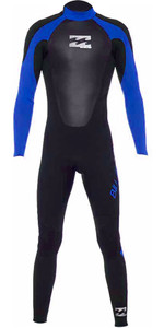 2018 Billabong Junior Intruder 4/3mm GBS Back Zip Wetsuit BLUE 044B15