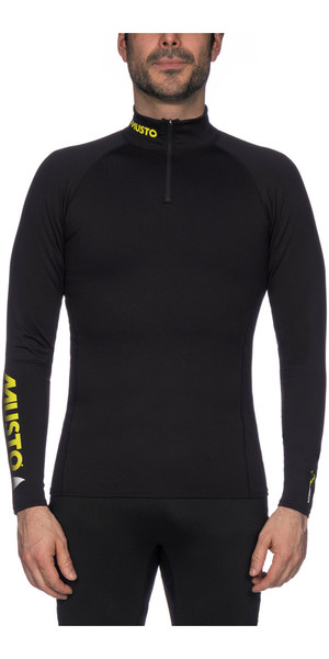 2019 Musto Championship Hydrothermal 1/2 Zip Top negro SUTS007