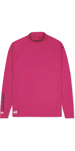 2019 Musto Frauen Insignia UV Schnell Dry Langarm T-Shirt Magenta SUTS010