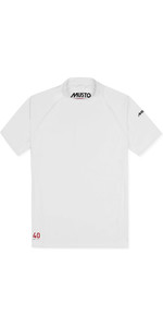 2023 Musto Men Insignia Uv Camiseta De Manga Corta De Dry Rápido Blanco 80900