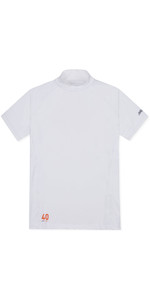 2021 Musto Quick Dry Performance Short Sleeve T-shirt White SMTS022