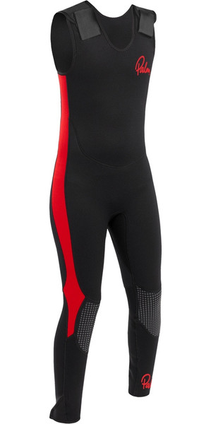 2019 Palm Junior Quantum 3mm Neoprene Shoulder Entry Long John BLACK 12237
