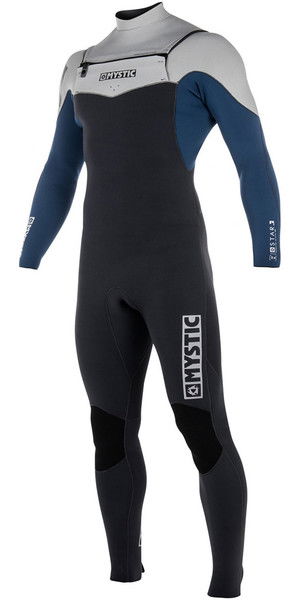 2019 Combinaison Mystic Star 3 / 2mm GBS Chest Zip - Marine 180017