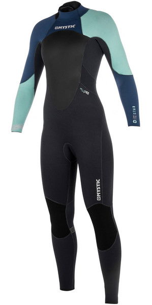 2018 Mystic Star Ladies 3 / 2mm GBS Back Zip Wetsuit - Navy 180030