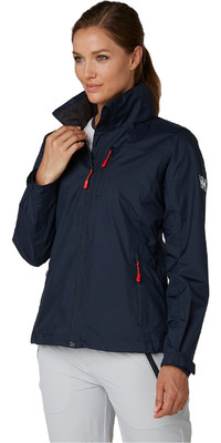 2023 Helly Hansen Womens Hooded Crew Mid Layer Jacket Navy 33891