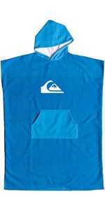 2019 Quiksilver Microfiber Hooded Håndklæde / Skift Robe Blue EQYAA03741