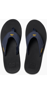 reef fanning flip flops green yellow