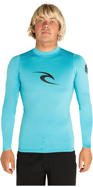 2019 Rip Curl Débardeur UV à manches longues en Tee UV Corpo Bleu WLE8QM