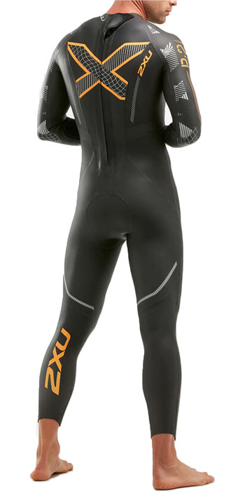 2XU Mens P:2 Propel Triathlon Wetsuit MW4990C - Black / Orange Fizz - | Watersports Outlet
