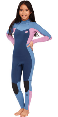 2022 Billabong Girls Synergy 3/2mm Back Zip GBS Wetsuit ABGW100107 - River