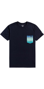2022 Billabong Herenteam Pocket T-shirt W4eq06 - Navy