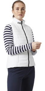 2023 Helly Hansen Vrouwen Crew Insulator Vest 30240 - Wit