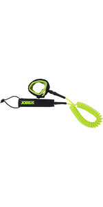2021 Jobe SUP Coiled Leash 10ft 489921002 - Lime