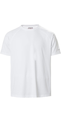 2023 Musto Camiseta De Manga Corta Con Bloqueador Solar Evo Para Hombre 2.0 81154 Blanco