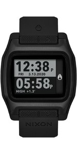 2022 Nixon High Tide Surf Horloge 001-00 - Helemaal Zwart