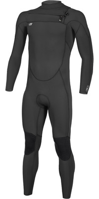 2023 O'Neill Mnner Ninja 4/3mm Brustreiverschluss Gbs Neoprenanzug 5470 - Black