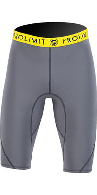 2021 Prolimit Heren Airmax 1.5mm Wetsuit SUP Shorts 14500 - Grey / Black / Yellow