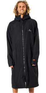2022 Rip Curl Anti Series Hooded Water Resistant Changing Robe / Poncho CTWBA9 - Black