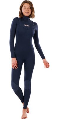 2022 Rip Curl Frauen Dawn Patrol Performance 3/2mm Brustreiverschluss Neoprenanzug WSMYDW - Slate