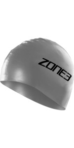 2022 Zone3 Bonnet De Bain Silicone Sa18scap - Argent