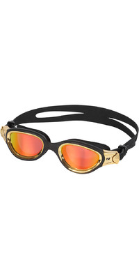 2023 Zone3 Venator-x Svømmebriller Sa21gogve - Sort / Gold 