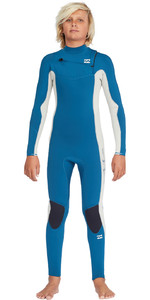 2023 Billabong Junior Absolute 5/4mm Chest Zip Wetsuit F45B35 - Lagoon