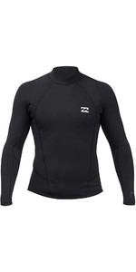 2022 Billabong Mens Absolute 2/2mm Long Sleeve Wetsuit Jacket ABYW800112 - Black