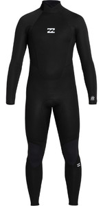 2022 Billabong Men's Intruder 4/3mm Back Zip Wetsuit F44m94 - Black