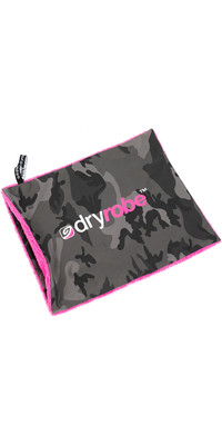 2022 Capa De Almofada Dryrobe Drycc - Camuflagem Preta / Rosa
