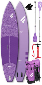 2022 Pack Sup Gonflable Fanatic Diamond Air Touring Pocket 11'6" - Planche, Sac, Pompe & Pagaie 13210-1764 - Violet
