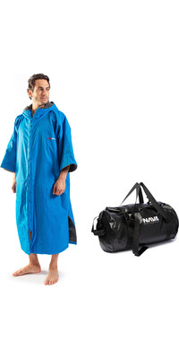 2023 GUL Evorobe Hooded Changing Robe & Nava Performance 30L Duffel Bag Bundle AC0128NAV - Blue / Grey / Black