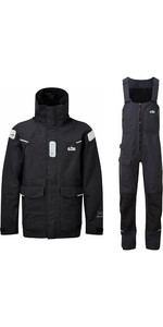 2022 Gill Mens OS2 Offshore Sailing Jacket & Trousers Combi-Set - Graphite
