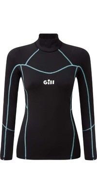 2022 Gill Damen Hydrophobe Thermoshirt 5030w - Schwarz