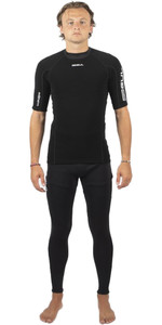 2022 Gul Mens Evotherm Thermal Short Sleeve FL Wetsuit Top EV0051-B9 Black