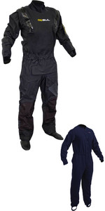 2022 Gul Hommes Code Zero Stretch U-zip Drysuit Avec Zip Con Gm0368-b9 - Noir