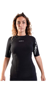 2023 Gul Womens Evotherm Thermal Short Sleeve Top Ev0052-B9 - Black