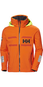 2022 Helly Hansen Herre Salt Navigator Jakke 30298 - Lys Orange
