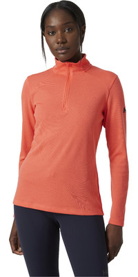 2022 Helly Hansen Dame Inshore 1/2 Lynls Pullover 34249 - Hot Coral