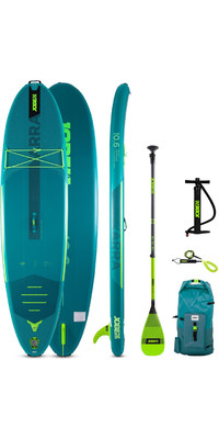 2022 Jobe Aero Yarra 10'6 Stand Up Paddle Board Package 486421002 - Planche, Sac, Pompe, Pagaie Et Leash - Sarcelle