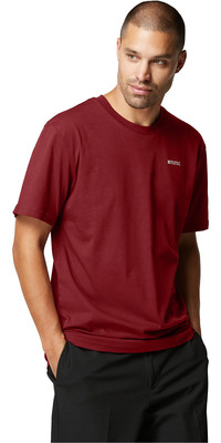 2022 Mystic Mens Twisted Tee 35105.230064 - Merlot