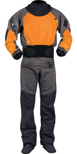 2022 Nookie Kayak Blaze Drysuit + Con Zip Dr20 - Antracite / Arancione