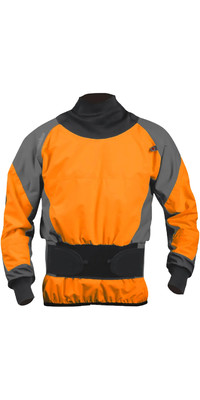 2023 Nookie Rush White Water Jacket JA20 - Orange / Charcoal Grey