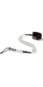 2022 Northcore 10FT SUP Coiled Leash  - White