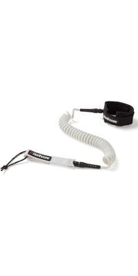2023 Northcore 10FT SUP Coiled Leash  - White