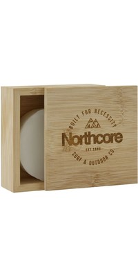2023 Northcore Bamboo Surf Wax Box NCBSW - Natural